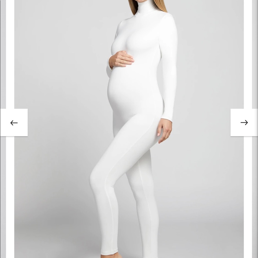 Penelope Bumpsuit, Ivory, Small